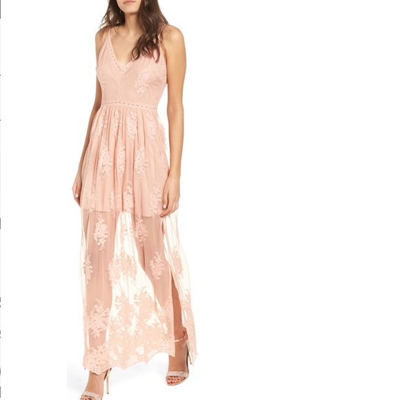 Socialite Dresses & Skirts - Socialite Embroidered Maxi Dress